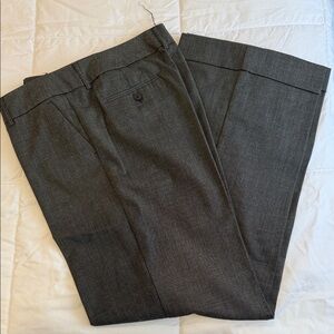 New York & Company Charcoal Wide Leg Dress Pants